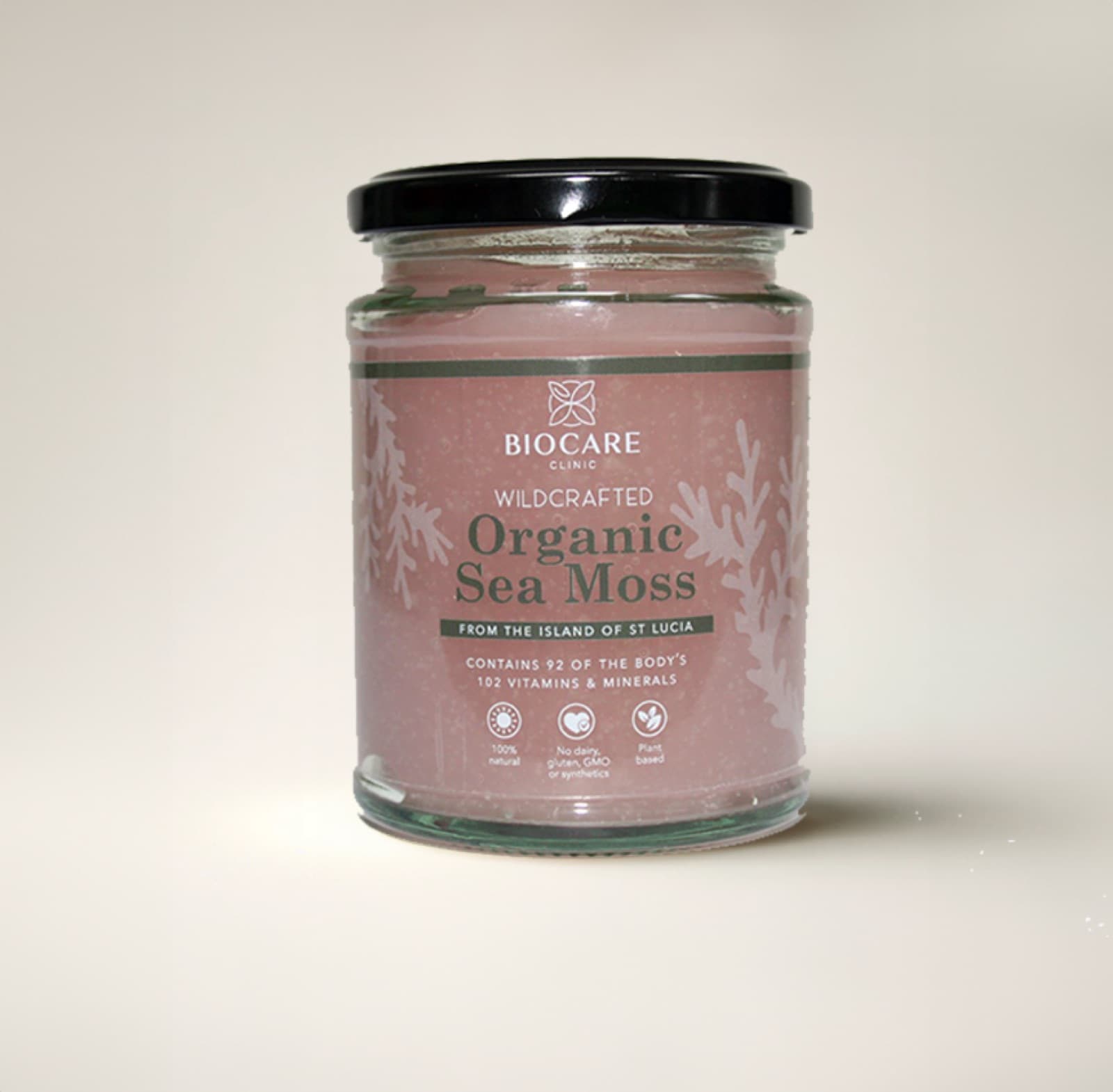 InnovaCare organic sea moss gel with fresh lime and raw sea moss